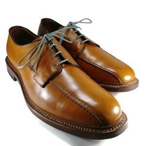 Allen Edmonds Hillcrest Oxfords Derby Bicycle Toe Caramel Honey 12 A Narrow